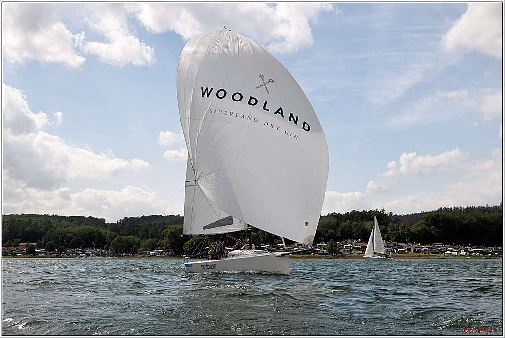J70 - WOODLAND, 12.06.2021 Segelboot; Segeln; Woodland; Spinnaker; J70; Sorpesee; Sauerland